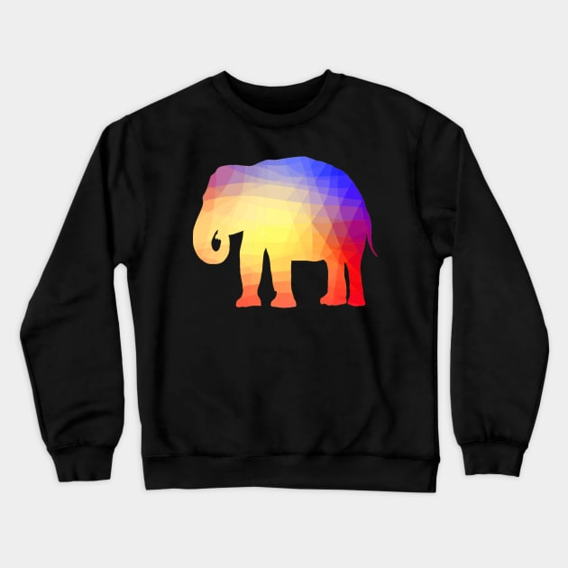 Elephant Crewneck Sweatshirt by mrgacuya